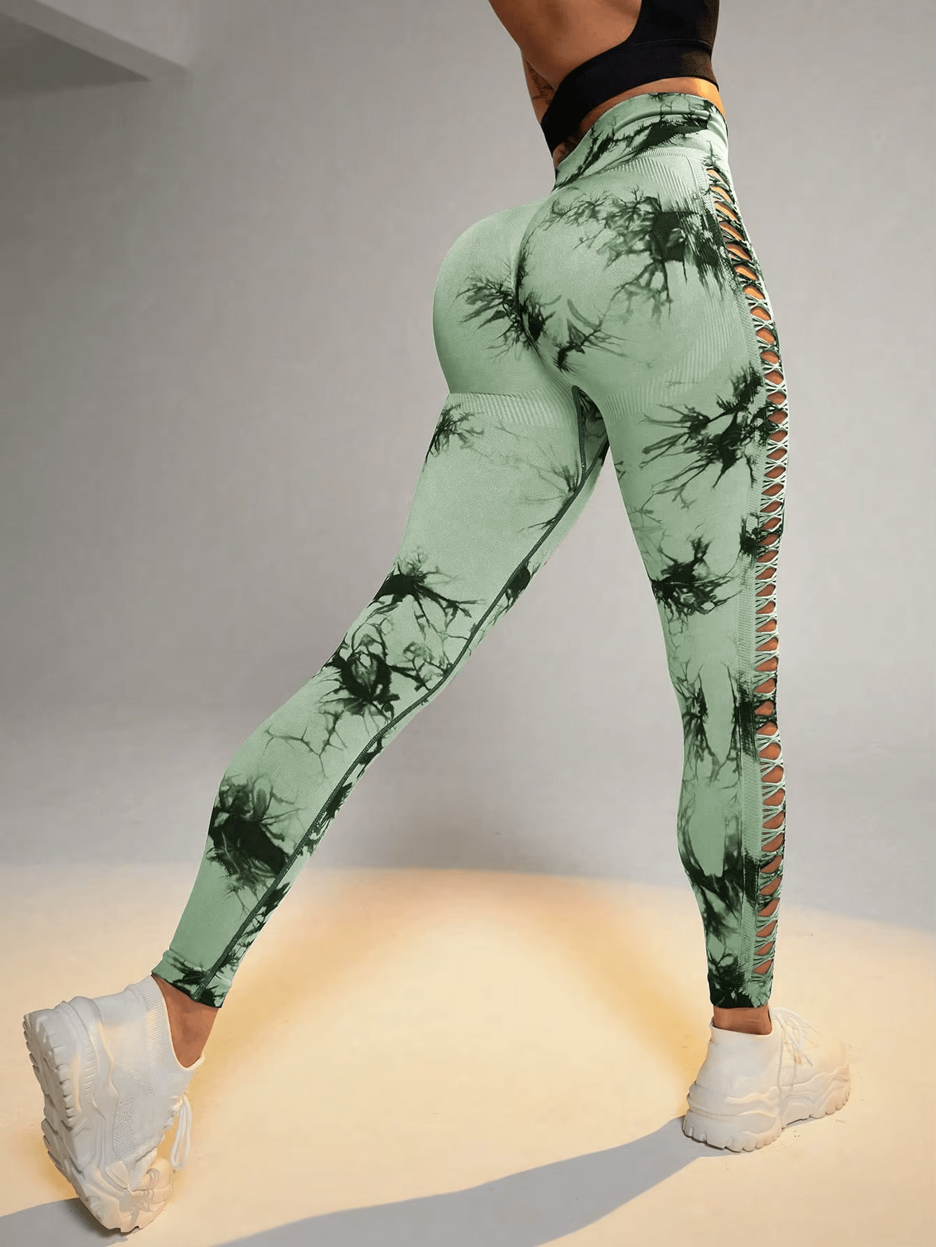 Lattice Scrunch Leggings