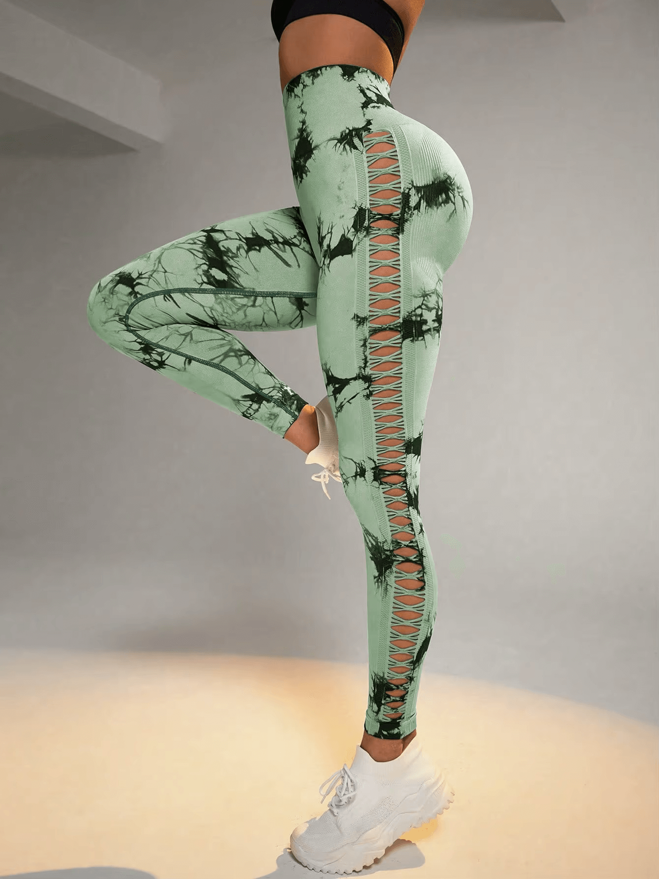 Lattice Scrunch Leggings